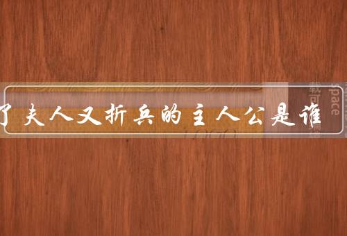 赔了夫人又折兵的主人公是谁