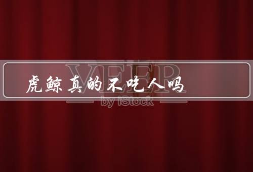 虎鲸真的不吃人吗