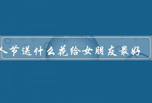 情人节送什么花给女朋友最好