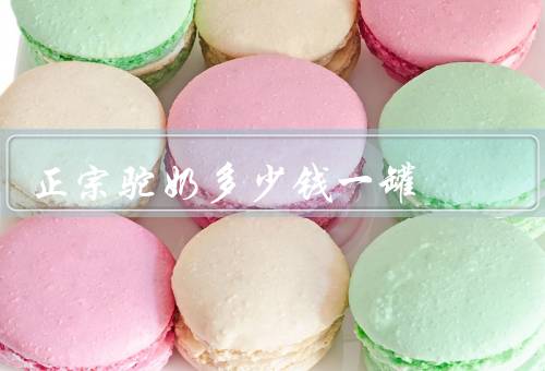 正宗驼奶多少钱一罐