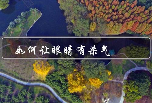 如何让眼睛有杀气