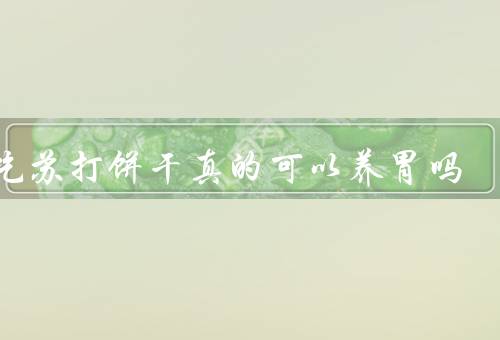 常吃苏打饼干真的可以养胃吗