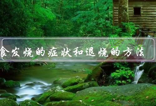 积食发烧的症状和退烧的方法
