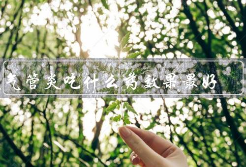支气管炎吃什么药效果最好