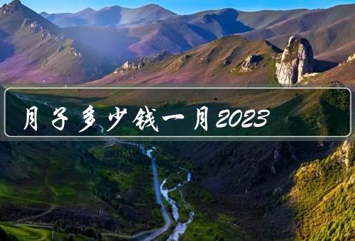 月子多少钱一月2023