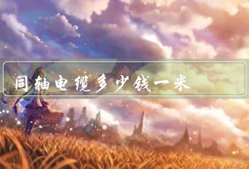 同轴电缆多少钱一米