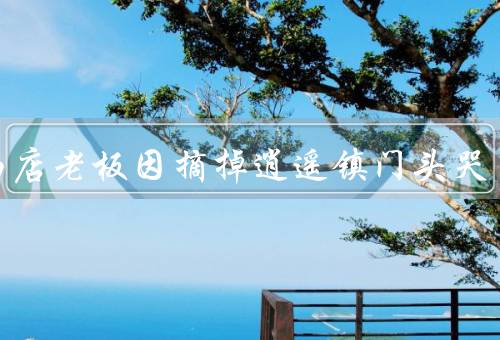 胡辣汤店老板因摘掉逍遥镇门头哭了