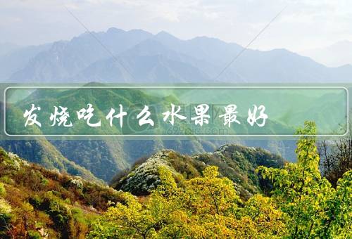 发烧吃什么水果最好