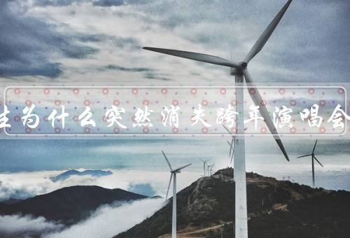 陈楚生为什么突然消失跨年演唱会