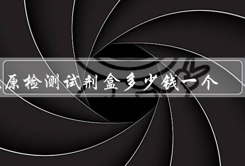 抗原检测试剂盒多少钱一个