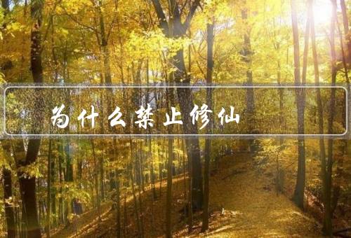 为什么禁止修仙