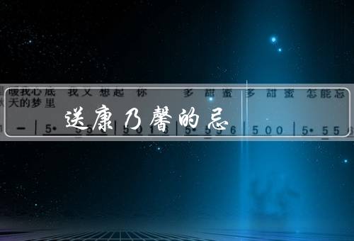 送康乃馨的忌